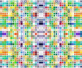 Fototapeta premium abstract background consisting of squares