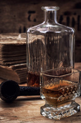 alcoholic drink of whiskey