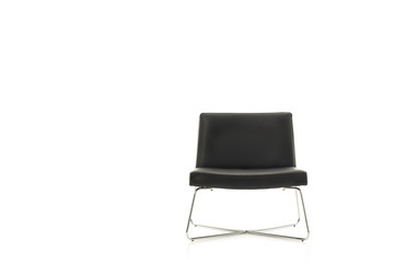 Stylish simple contemporary black chair