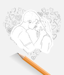 Valentines day vector