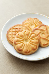Biscuits on a plate