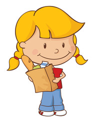 Grocery Shopping Girl