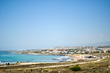Fototapeta na wymiar Paphos beach, Cyprus