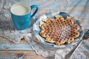 Milk and Waffle