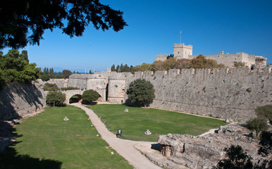 Saint Georges Gate entrance to Rhodes City