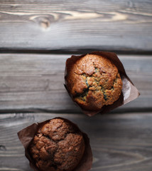 two cupcakes