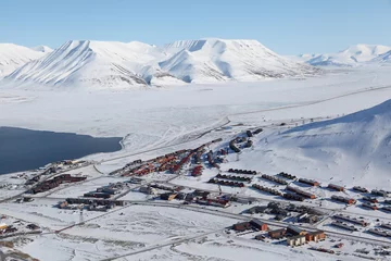 Rideaux velours Cercle polaire Longyearbyen