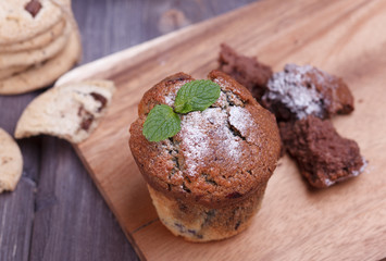 blackberry cupcake