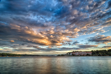 Sunset on St. Nicholas Island