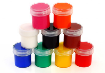 multicolor children paints