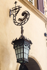 Fototapeta na wymiar antique street lamps
