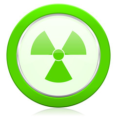 radiation icon atom sign