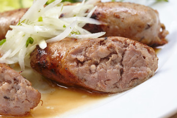 sausage with vegetables