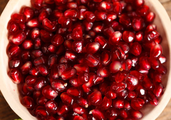 Red grenadine seeds