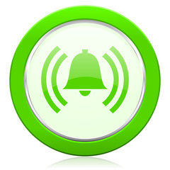 alarm icon alert sign bell symbol