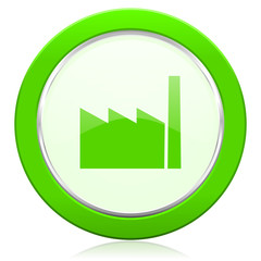 factory icon industry sign manufacture symbol