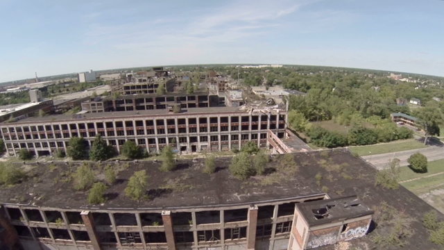 Detroit Aerial Packard Plant