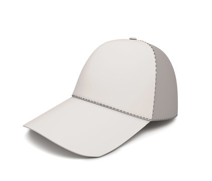 White baseball cap for your design