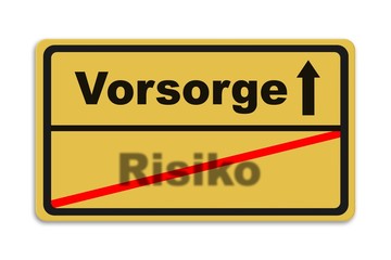 Vorsorge - Risiko