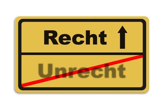 Recht - Unrecht