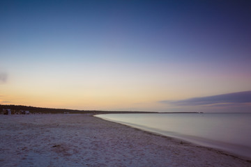 Abenddämmerung am Strand von Prerow