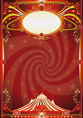 circus red vortex background