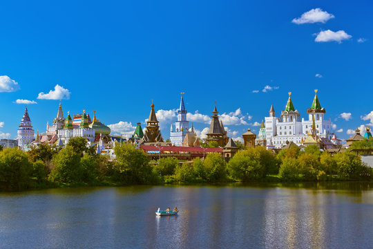 Izmailovo Kremlin and lake - Moscow Russian