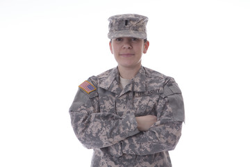 Military woman