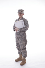 Military woman