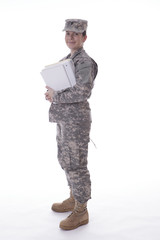 Military woman