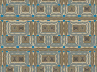 Fototapeta premium Ethnic pattern. Abstract kaleidoscope fabric design.