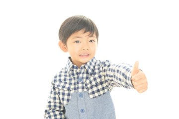 笑顔の男の子