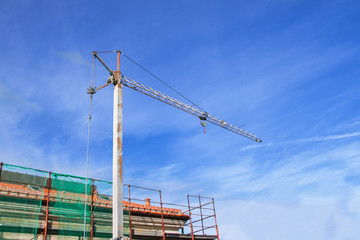 small construction crane