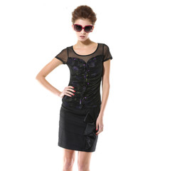 Fototapeta premium fashion shot of girl with sunglasses posing on white background