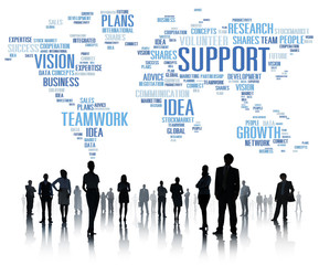 Global Business People Togetherness Support Teamwork Concept