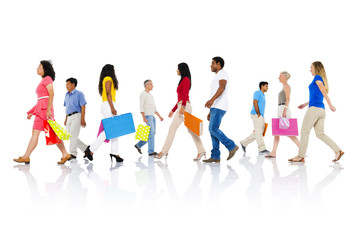Obraz premium Shopping Purchase Retail Customer Consumer Sale Concept