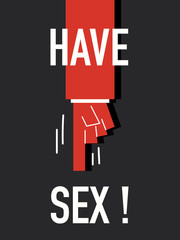Words HAVE SEX
