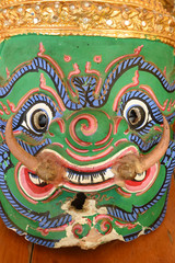 Hua Khon, Used in Khon - Thai traditional dance