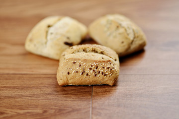Assorted bread rolls