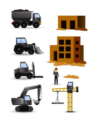construction objects set