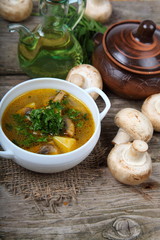 Mushroom soup