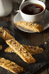 Homemade Almond Biscotti Pastry