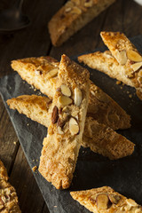 Homemade Almond Biscotti Pastry