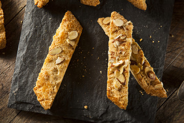 Homemade Almond Biscotti Pastry