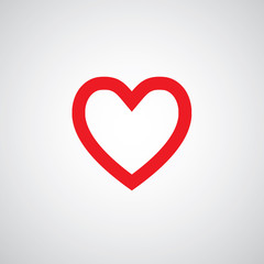 heart shape symbol design