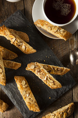 Homemade Almond Biscotti Pastry