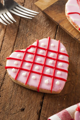Homemade Pink Valentine's Day Cookies