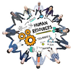 Human Resources Employment Teamwork Business Support Concept