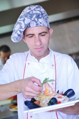 chef preparing food