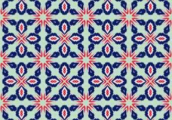 Ethnic pattern. Abstract kaleidoscope